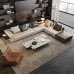 Italian Leather Sofa Living Room Top Layer Cowhide Piano Key Large Sectional Straight Row Latest Corner Combination Italian Leather Sofa Living Room Top Layer Cowhide Piano Key Large Sectional Straight Row Latest Corner Combination