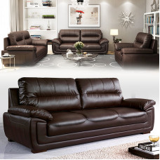 Luxury Chinese Style Leather Office Reception Sofa Suite for Three Luxury Chinese Style Leather Office Reception Sofa Suite for Three
