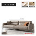 Light luxury genuine leather sofa Italian minimalist modern small sectional fourseat latex sofa Light luxury genuine leather sofa Italian minimalist modern small sectional fourseat latex sofa