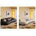 Leather Sofa Retro Italian Minimalist Curved Design Small Living Room Brown Leather Sofa Retro Italian Minimalist Curved Design Small Living Room Brown