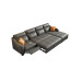 Electric Leather Sofa Bed Living Room Combination Modern Minimalist Storage Expandable New Electric Leather Sofa Bed Living Room Combination Modern Minimalist Storage Expandable New