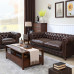 American Retro Buckle Leather Fabric Sofa European Double Three Four Corner Section Genuine Leather Sofa American Retro Buckle Leather Fabric Sofa European Double Three Four Corner Section Genuine Leather Sofa