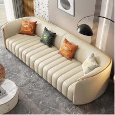 Modern FourSeat Leather Sofa for Small Spaces Modern FourSeat Leather Sofa for Small Spaces