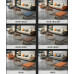 Modern Minimalist Living Room Sofa Set with Cow Leather for 4 People Modern Minimalist Living Room Sofa Set with Cow Leather for 4 People