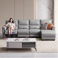 Modern Minimalist upholstered Sofa with Electric Functionality Technology for Living Room Corner Modern Minimalist upholstered Sofa with Electric Functionality Technology for Living Room Corner
