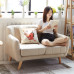 Scandinavian Fabric Sofa for Two Scandinavian Fabric Sofa for Two