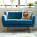 Scandinavian Fabric Sofa for Two Scandinavian Fabric Sofa for Two