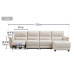 Modern Minimalist upholstered Sofa with Electric Functionality Technology for Living Room Corner Modern Minimalist upholstered Sofa with Electric Functionality Technology for Living Room Corner