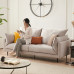 Three Seat Sofa Small Apartment Nordic Japanese Living Room Minimalist Modern Apartment Double Cloth Sofa Three Seat Sofa Small Apartment Nordic Japanese Living Room Minimalist Modern Apartment Double Cloth Sofa