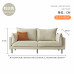 Three Seat Sofa Small Apartment Nordic Japanese Living Room Minimalist Modern Apartment Double Cloth Sofa Three Seat Sofa Small Apartment Nordic Japanese Living Room Minimalist Modern Apartment Double Cloth Sofa