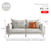 Three Seat Sofa Small Apartment Nordic Japanese Living Room Minimalist Modern Apartment Double Cloth Sofa Three Seat Sofa Small Apartment Nordic Japanese Living Room Minimalist Modern Apartment Double Cloth Sofa