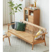Wooden Sofa Small Living Room Furniture Nordic Simple Dual Fabric Sofa