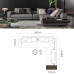 Italian Minimalist Sofa Nordic Simple Small Living Room Modern Luxury No Wash Technology Fabric Sofa Italian Minimalist Sofa Nordic Simple Small Living Room Modern Luxury No Wash Technology Fabric Sofa
