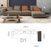 Italian Minimalist Sofa Nordic Simple Small Living Room Modern Luxury No Wash Technology Fabric Sofa Italian Minimalist Sofa Nordic Simple Small Living Room Modern Luxury No Wash Technology Fabric Sofa