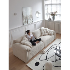 Modern minimalist Italian style cream sofa Modern minimalist Italian style cream sofa
