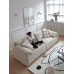 Modern minimalist Italian style cream sofa Modern minimalist Italian style cream sofa