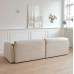 Modern minimalist Italian style cream sofa Modern minimalist Italian style cream sofa