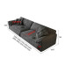 Modern Minimalist Fabric Sofa for Small Living Room Modern Minimalist Fabric Sofa for Small Living Room