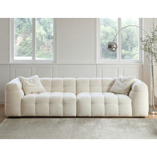 Creamy Fluffy Cotton Candy Upholstered Minimalistic French Nordic Sheepskin Retro Sofa Creamy Fluffy Cotton Candy Upholstered Minimalistic French Nordic Sheepskin Retro Sofa