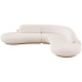 Nordic Minimalistic Arc Cotton Fabric Creative Sofa Designer Luxury Salon Shop Reception Alien Relaxed Sofa Nordic Minimalistic Arc Cotton Fabric Creative Sofa Designer Luxury Salon Shop Reception Alien Relaxed Sofa