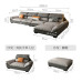Modern Nordic Fabric Sofa Living Room Minimal Luxury Small Size 3 4 Persons Modern Nordic Fabric Sofa Living Room Minimal Luxury Small Size 3 4 Persons