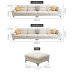 Modern Minimalist Sectional Sofa