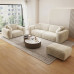 Modern Cream Bean Bag Sofa for Small Living Rooms Modern Cream Bean Bag Sofa for Small Living Rooms