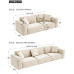 Modern Cream Bean Bag Sofa for Small Living Rooms Modern Cream Bean Bag Sofa for Small Living Rooms