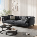 Italian Minimalist Waterproof Nanotech Fabric Sofa for Small Modern Living Room Seating up to 3 or 4 Italian Minimalist Waterproof Nanotech Fabric Sofa for Small Modern Living Room Seating up to 3 or 4