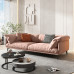 Italian Minimalist Waterproof Nanotech Fabric Sofa for Small Modern Living Room Seating up to 3 or 4 Italian Minimalist Waterproof Nanotech Fabric Sofa for Small Modern Living Room Seating up to 3 or 4