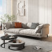 Italian Minimalist Waterproof Nanotech Fabric Sofa for Small Modern Living Room Seating up to 3 or 4 Italian Minimalist Waterproof Nanotech Fabric Sofa for Small Modern Living Room Seating up to 3 or 4