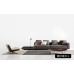 Italian Minimalist Fabric Sofa Designer Mansion Flat LShaped Corner Sofa Set