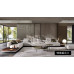 Italian Minimalist Fabric Sofa Designer Mansion Flat LShaped Corner Sofa Set