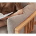 Wood Sofa Living Room Modern Chinese Simple Fabric Corner Sofa Wood Sofa Living Room Modern Chinese Simple Fabric Corner Sofa