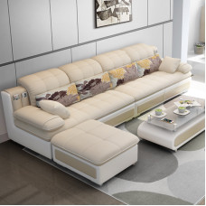 Modern Corner Sofa Set For Rent in Minimalist Living Room Modern Corner Sofa Set For Rent in Minimalist Living Room