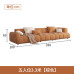 Technology Fabric Cream Minimalist Japanese Daytime Styled Small Living Room Three Person Straight Set Technology Fabric Cream Minimalist Japanese Daytime Styled Small Living Room Three Person Straight Set