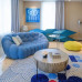 Modern Minimalist Creative Fabric Bubble Sofa Living Room Curved Design Direct Sales Modern Minimalist Creative Fabric Bubble Sofa Living Room Curved Design Direct Sales