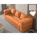 Cream Fleece Flock Sofas small living room Nordic 3 Seater Cream Fleece Flock Sofas small living room Nordic 3 Seater