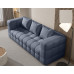Cream Fleece Flock Sofas small living room Nordic 3 Seater Cream Fleece Flock Sofas small living room Nordic 3 Seater