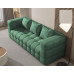 Cream Fleece Flock Sofas small living room Nordic 3 Seater Cream Fleece Flock Sofas small living room Nordic 3 Seater
