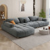 French Cream Upholstery Sofa Design for Contemporary Minimalist Corner Living Room French Cream Upholstery Sofa Design for Contemporary Minimalist Corner Living Room