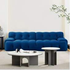 Italian Minimalist Designer Fabric Sofa Scandinavia Three Seater Loughborough