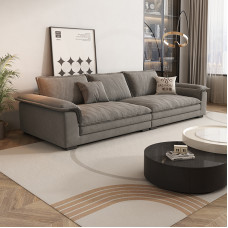New 2023 Creamy Wind Fabric Sofa for Small Living Rooms