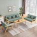 Fabric Sofa Living Room Table Set Three Seat Single Seat Small Bedroom Office Simple Double Sofa Fabric Sofa Living Room Table Set Three Seat Single Seat Small Bedroom Office Simple Double Sofa