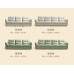 Multifunctional Electric Technology Fabric Sofa Small Living Room Fabric Cream Wind Multifunctional Electric Technology Fabric Sofa Small Living Room Fabric Cream Wind
