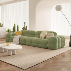 Nordic Cream Double Apartment Living Room Cat Scratch Sofa Set Nordic Cream Double Apartment Living Room Cat Scratch Sofa Set