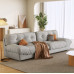 Luxury Lightweight Fabric Sofa for Two or Three People in Living Room Luxury Lightweight Fabric Sofa for Two or Three People in Living Room