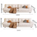 Luxury Lightweight Fabric Sofa for Two or Three People in Living Room Luxury Lightweight Fabric Sofa for Two or Three People in Living Room