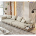 Floating Fabric Sofa Living Room Cotton Maize Small Large Size Straight Line Italian Style Minimalist Creamy Simple Modern Floating Fabric Sofa Living Room Cotton Maize Small Large Size Straight Line Italian Style Minimalist Creamy Simple Modern
