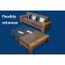 Wooden Sofa Set Three Four Five Seaters With Chaise And Cabinet Wooden Sofa Set Three Four Five Seaters With Chaise And Cabinet